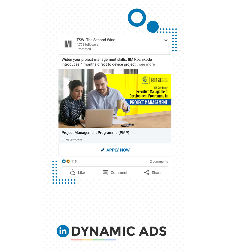 Linkedin dynamic ads