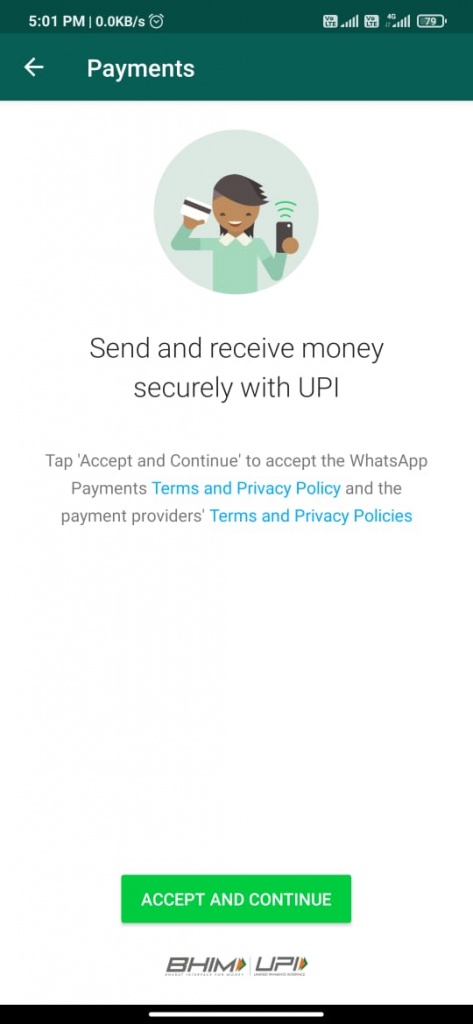 How to use Whatsapp payment