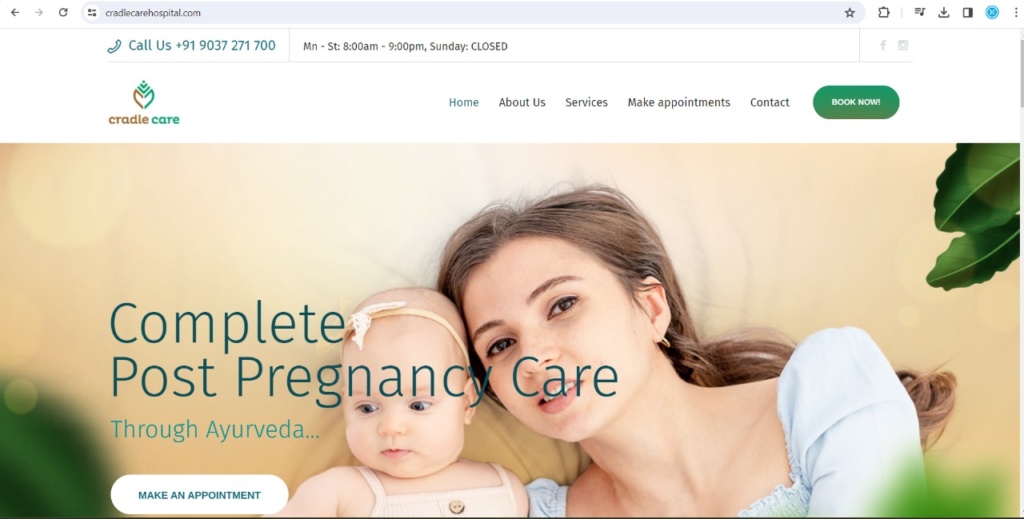 Digital Marketing Strategies for Cradle Care Hospital by OREXIS