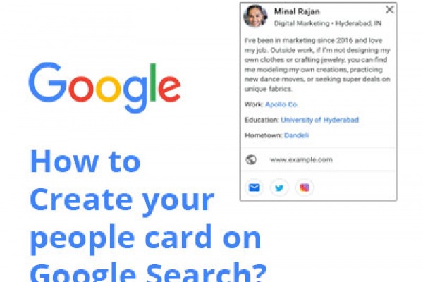How to Create your people card on Google Search